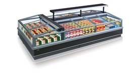 Tủ trưng bày thực phẩm đông lạnh OPO P0G1-CW 2