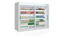 Tủ trưng bày sữa, nước uống cửa trượt OPO XPD5-LLD 2