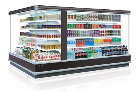 Tủ mát trưng bày dạng mở loại góc chéo OPO SMM4D2-12SL