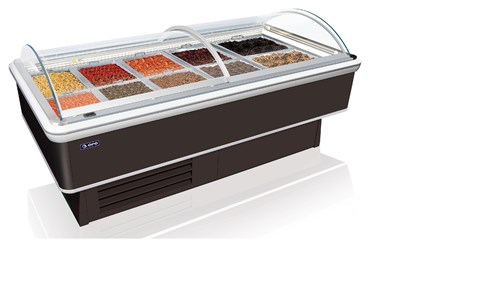 Tủ trưng bày tự phục vụ cửa trượt OPO E0M1-10XP