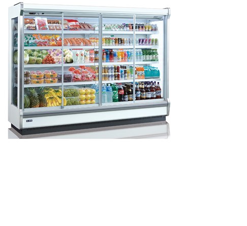 Tủ mát trưng bày nhiều ngăn dạng mở cửa trượt OPO SMC4D2-08SD